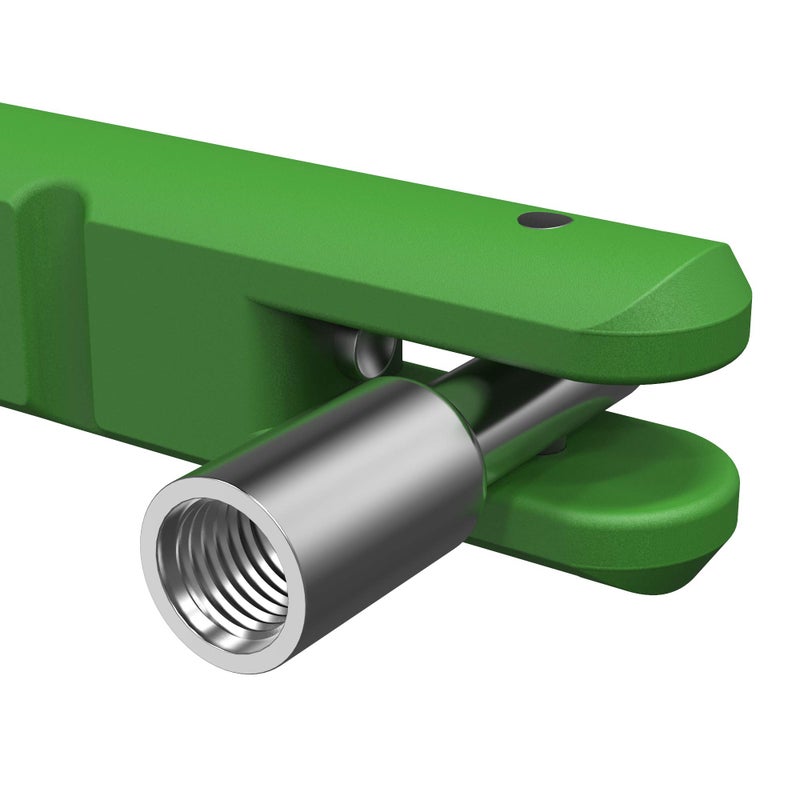BASIKER Tire Valve Stem Puller Tool No Scratch with Valve Core Tool Green Perfect Replacement for Universial car Valve Stem Extenders Straight Metal Dual Wheel Valve Stem Extension Adapter - Image 4